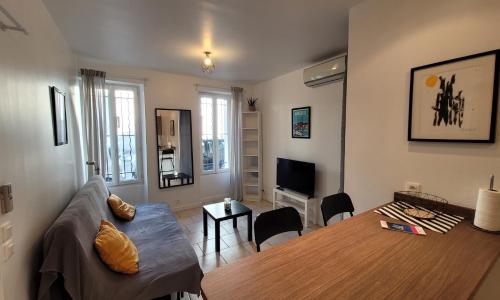 Studio, calme - proche plage Catalans - Clim