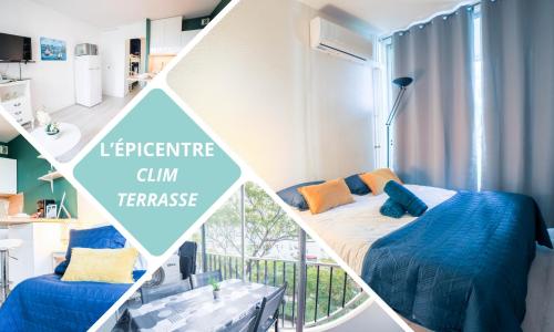 L'Épicentre - Clim - Vu sur port- Terrasse -Plage TOP PROS SERVICES