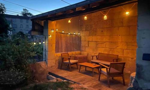 Maison et jardin - bord de Loire à Saumur