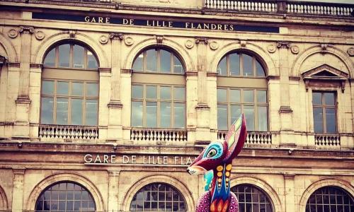 Gare Lille FLANRE Rue piétionne Béthune