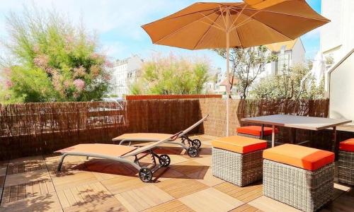 Le Balmoral - Plage à 1 min - ménage inclus - terrasse lumineuse