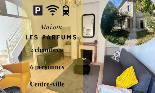 Maison, 2chambres, jardin, parking, central,6pers