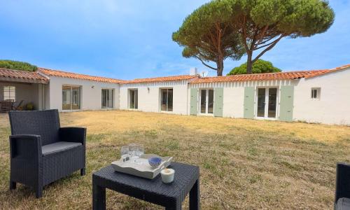 Maison de vacances avec jardin arboré proche plage
