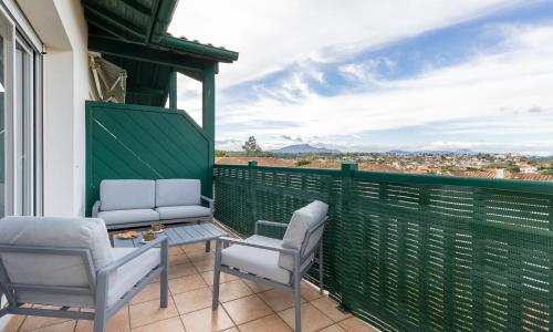 Larrun - Vue sur la montagne proche de la plage