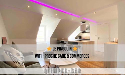 LE PINGOUIN - Beau T2 entre Gare et centre - Commerces au pied de l'immeuble