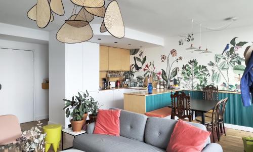 Duplex with incredible view of Paris