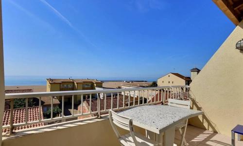 Appartement vue mer en plein centre de Valras-Plage