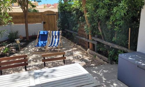 La Cabane bleue - Charmant Studio avec terrasse et jardin