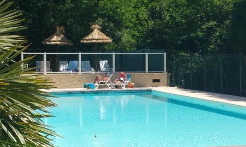 Bungalow de 2 chambres avec piscine partagee jardin clos et wifi a Saint Jean du Gard