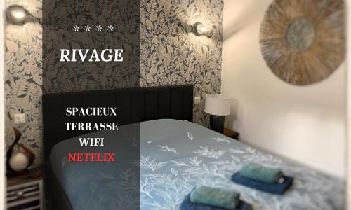*Rivage* Spacieux T2 RDC sur cour:Jardin-Fibre-Netflix-Terrasse