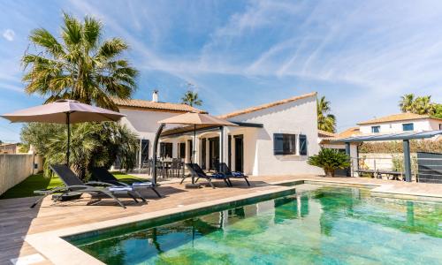 Villa Margot, magnifique piscine et plage à 500m