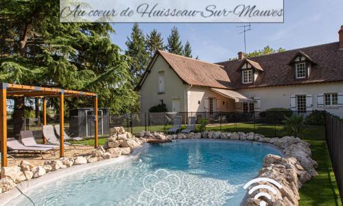 Le Domaine de Baracas - Le Grand Gîte 4 étoiles - piscine-billard-baby-foot-cheminée - 14 personnes