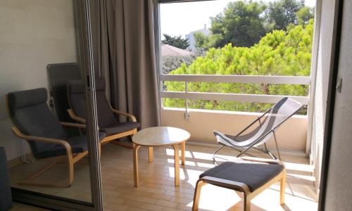 Studio calme à Giens , 2 pas du port et des plages