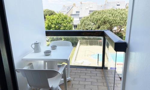 Bleue Oceane, studio Carnac Plage avec piscine commune