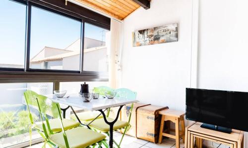 Appartement Narbonne-Narbonne Plage-Narbonne Plage, 2 pièces, 4 personnes - FR-1-409-6