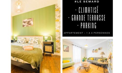 #Le Sémard - F2 avec 5 couchages, double salon, et terrasse couverte
