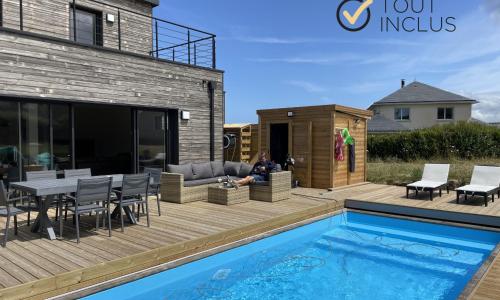 TY COAT - Maison neuve avec vue mer, piscine et bain nordique