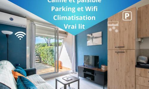 Le bleu horizon * Terrasse * clim * Parking * wifi * Calme * Cosy