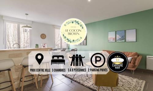Le Cocon Troyen - Proche Centre Ville - Parking Gratuit