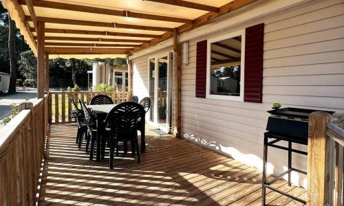 mobilhome grand confort 6 couchages Cap Ferret