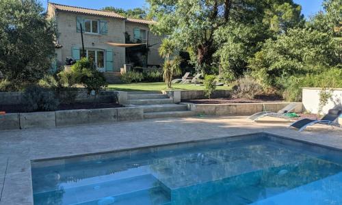 MAS # PISCINE OLIVERAIE RUISSEAU CHEVAUX # SALAGOU