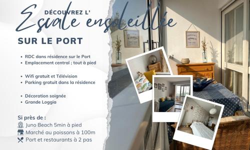 L'Escale ensoleillée, 2 pièces sur le Port proche Juno Beach