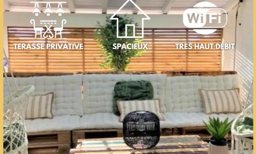 Le Paisiblement Vôtre 3 Ch, Terrasse, Clim, Park