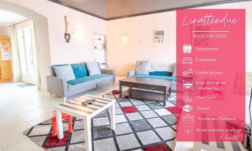 L'Inattendue - Villa pour 8pers.