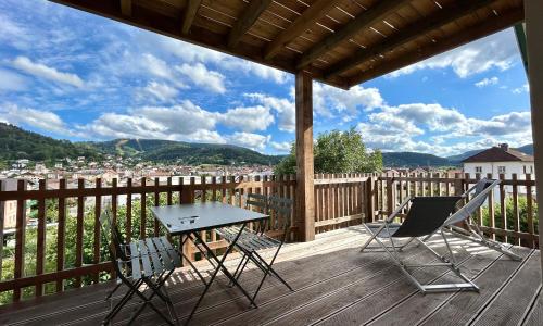 K1, appartement avec grande terrasse et vue pistes