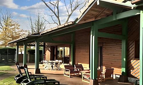 Maison de 3 chambres avec vue sur le lac jardin clos et wifi a Vielle Saint Girons