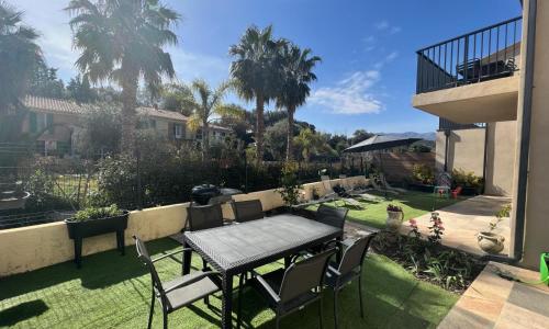 Jardin et 2 chambres centre St Florent