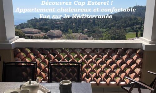 Cap Esterel - Charmant T2 climatisé vue mer 4/5 pers - Piscine - Parking