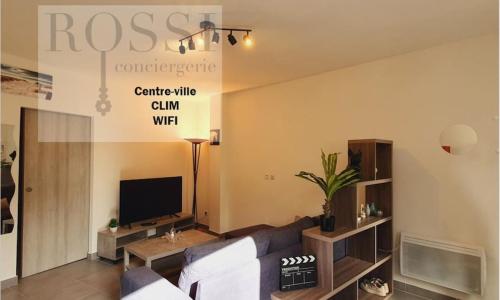 Ravissant T2 *Clim *WIFI - Centre-ville, 2min Gare - ROSSIconciergerie - Linge inclus