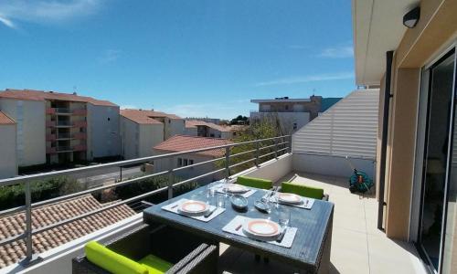 Superbe T3 wifi climatisé, Le Sunset Lodge, Narbonne Plage