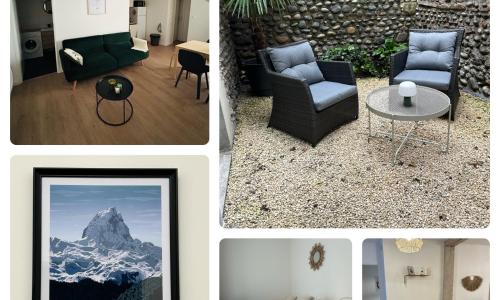 Le patio : Appartement chic 3 chambres au cœur de Pau