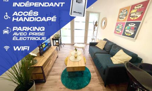 Appartement élégant / Indépendant / RDC / Parking
