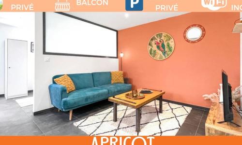 ZenBNB / Apricot / Parking privé / Balcon / Parc /