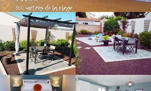 Jolie maison au calme - 300m de la plage - Terrasse - Barbecue