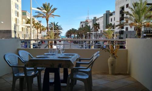 Appartement 4 voyageurs, terrasse vue mer, plage