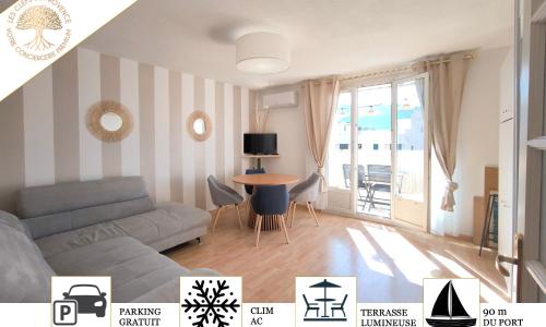 Puerto Cabana - Grand Studio avec Parking et Terrasse vue Port