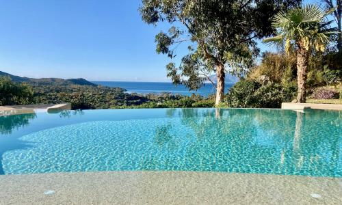 studio, vue sur mer et montagne
