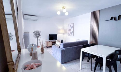 St Roch 2 - Appart 300 m de la Gare, clim, terrasse, garage