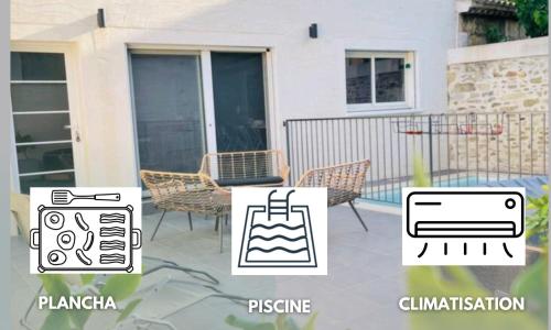 Agréable maison de village avec piscine