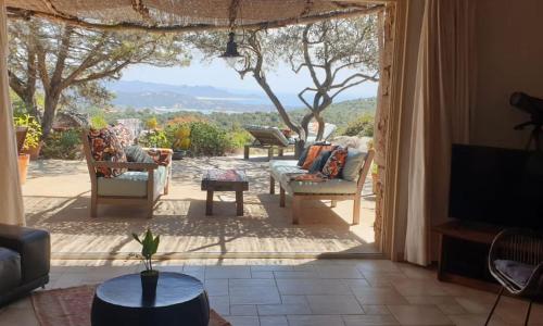 Tizzano, villa vue mer avec piscine
