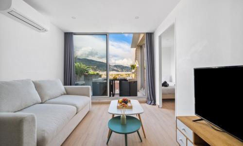 La plage Cosy 2P vue mer & montagne, AC, piscine, plage