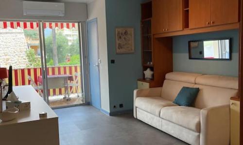 Studio front mer, Résidence piscine (privée)