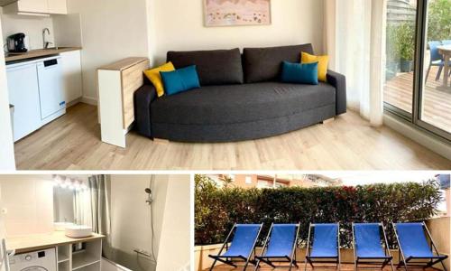 Grande terrasse Cœur Port Fréjus 5 pers