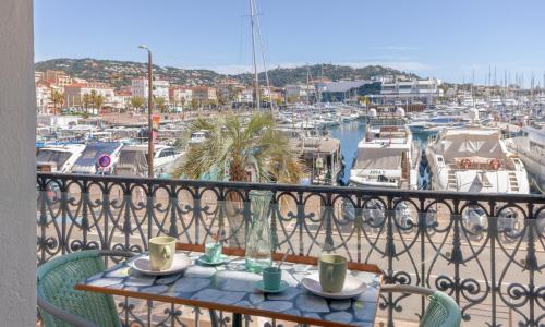 Wooden Mezz with Port of Cannes views