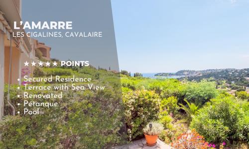 L’Amarre, Vue imprenable sur le maquis et la sur une vue mer