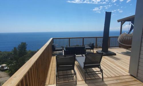 Bungalow luxueux avec vue mer panoramique